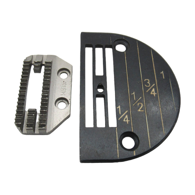 Needle Plate & Feed Dog Set Singer # 149165 & 143169 heavy duty work - Central Michigan Sewing Supplies