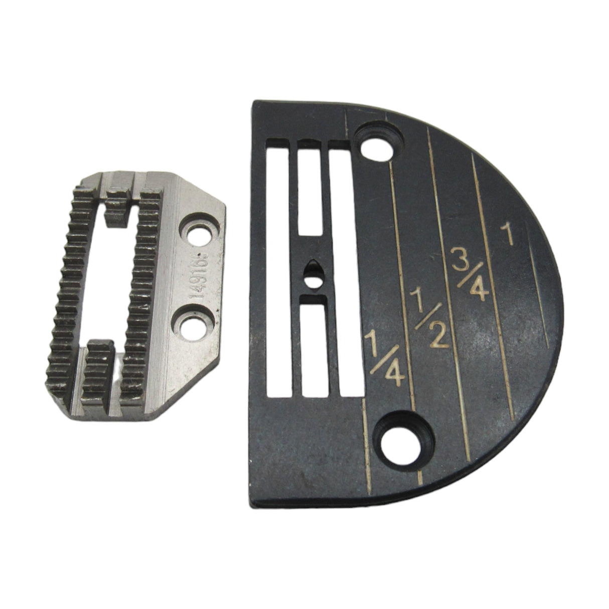 Needle Plate & Feed Dog Set Singer # 149165 & 143169 heavy duty work - Central Michigan Sewing Supplies