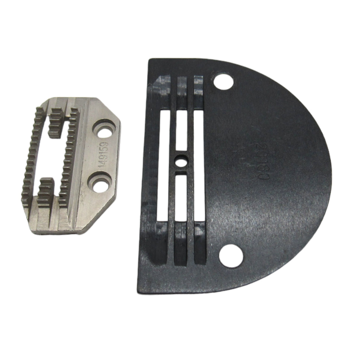 Needle Plate & Feed Dog Set Singer # 149159 & 20160 medium duty work - Central Michigan Sewing Supplies