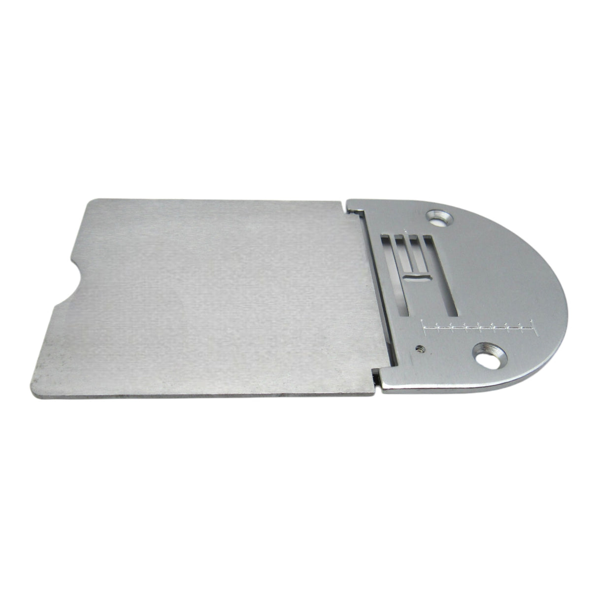 White Sewing Machine ZigZag Needle Plate With Hinged Bobbin Cover Fits Many Side Loading - Central Michigan Sewing Supplies