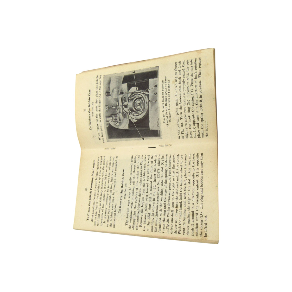 Vintage Original Singer Sewing Machine Model 201-2 Instruction Manual - Central Michigan Sewing Supplies