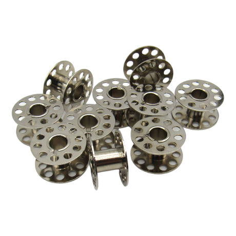 10 Class 15 Metal Bobbins - Part # 2518T - Central Michigan Sewing Supplies