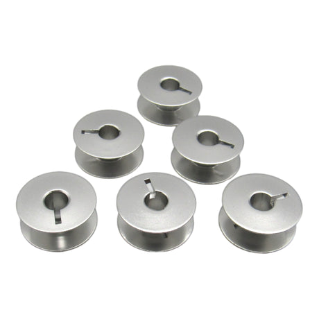 6 Aluminum Bobbins - Singer Part # 55623AQ - Central Michigan Sewing Supplies