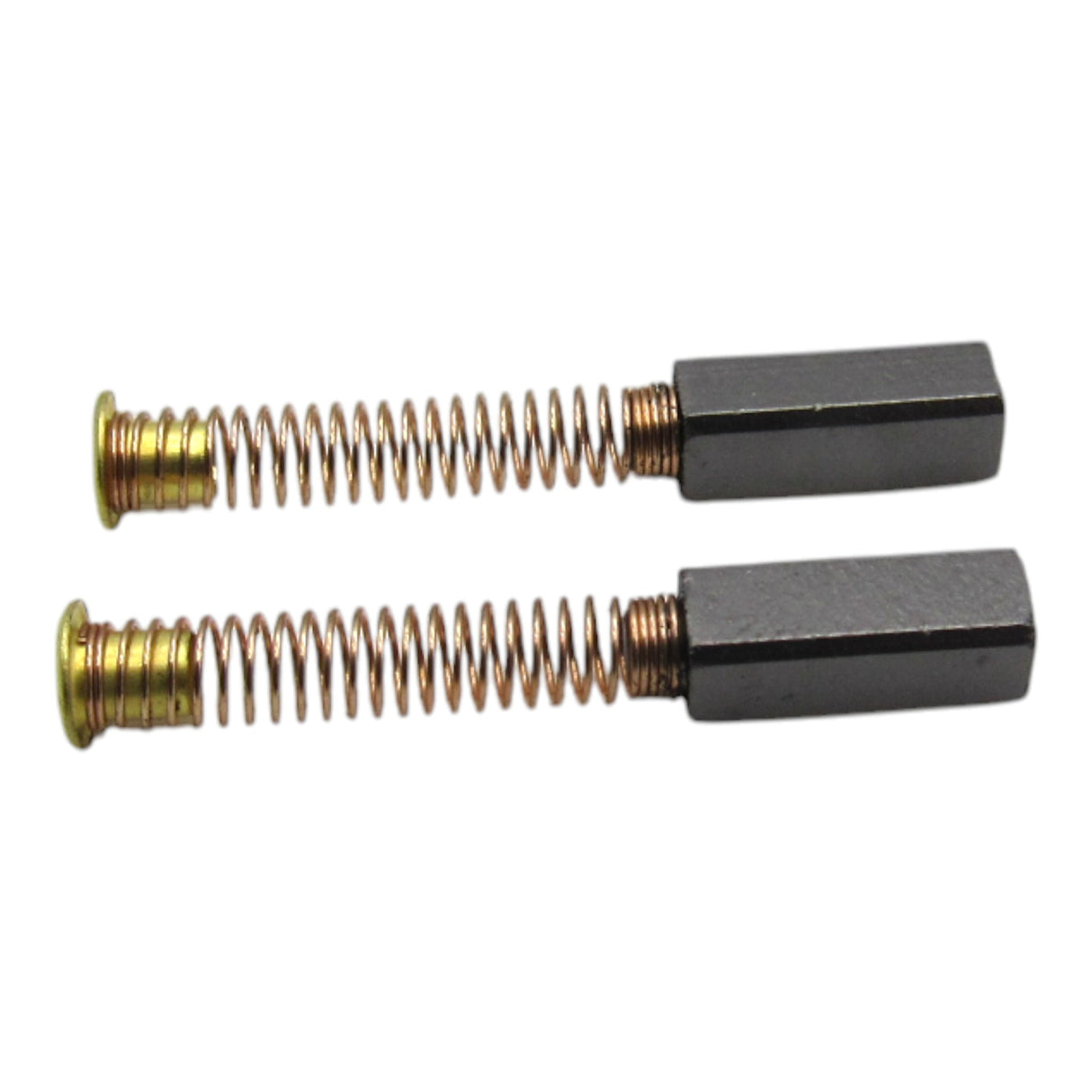 (2) Carbon Motor Brushes with Springs 3.8 mm x 4.2 mm x 13.5 mm - Part # YM4012-P - Central Michigan Sewing Supplies
