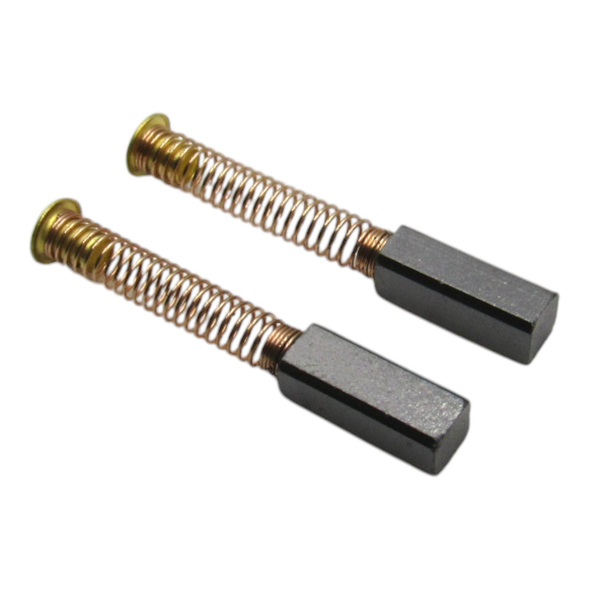 (2) Carbon Motor Brushes with Springs 3.8 mm x 4.2 mm x 13.5 mm - Part # YM4012-P - Central Michigan Sewing Supplies