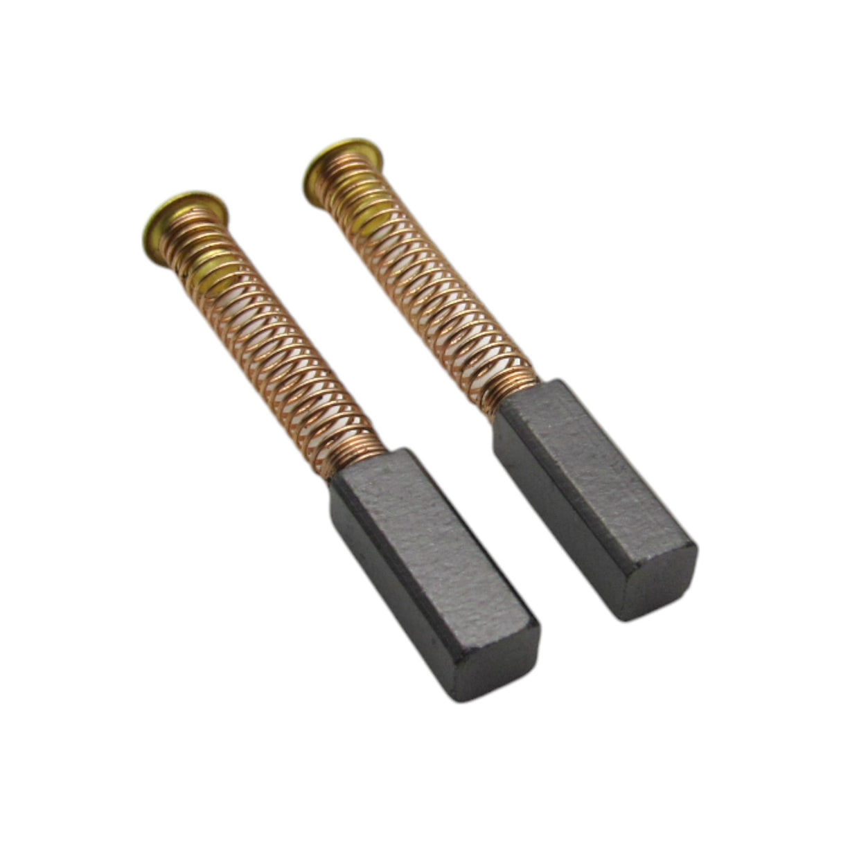 (2) Carbon Motor Brushes with Springs 3.8 mm x 4.2 mm x 13.5 mm - Part # YM4012-P - Central Michigan Sewing Supplies
