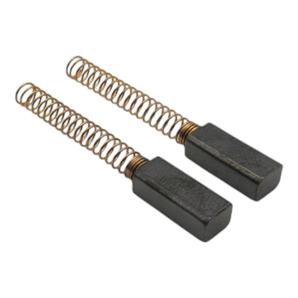 (2) Carbon Motor Brushes Medium Size with Springs 4 mm x 3.5 mm x 13 mm - Part # YM4013-P - Central Michigan Sewing Supplies