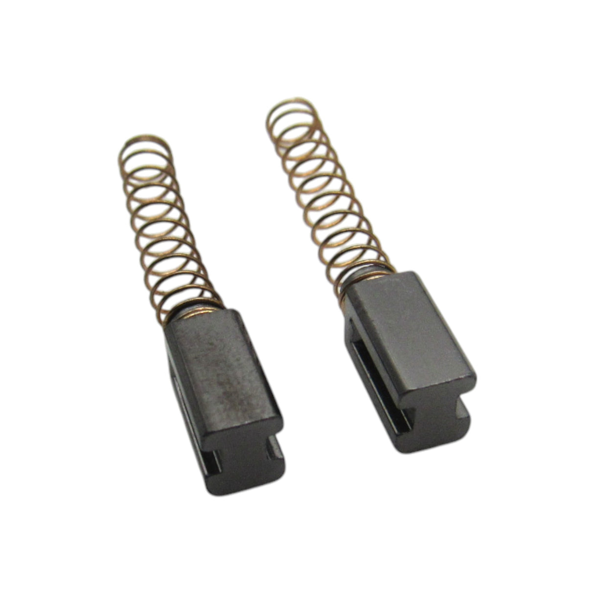 (2) Carbon Motor Brushes with Springs 5mm x 6mm x 11.5mm - Part # YM4016-P - Central Michigan Sewing Supplies