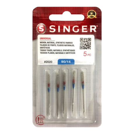 Sewing Machine Needles - Singer Brand Red #2020 - Sharp Point 5 pack - Central Michigan Sewing Supplies