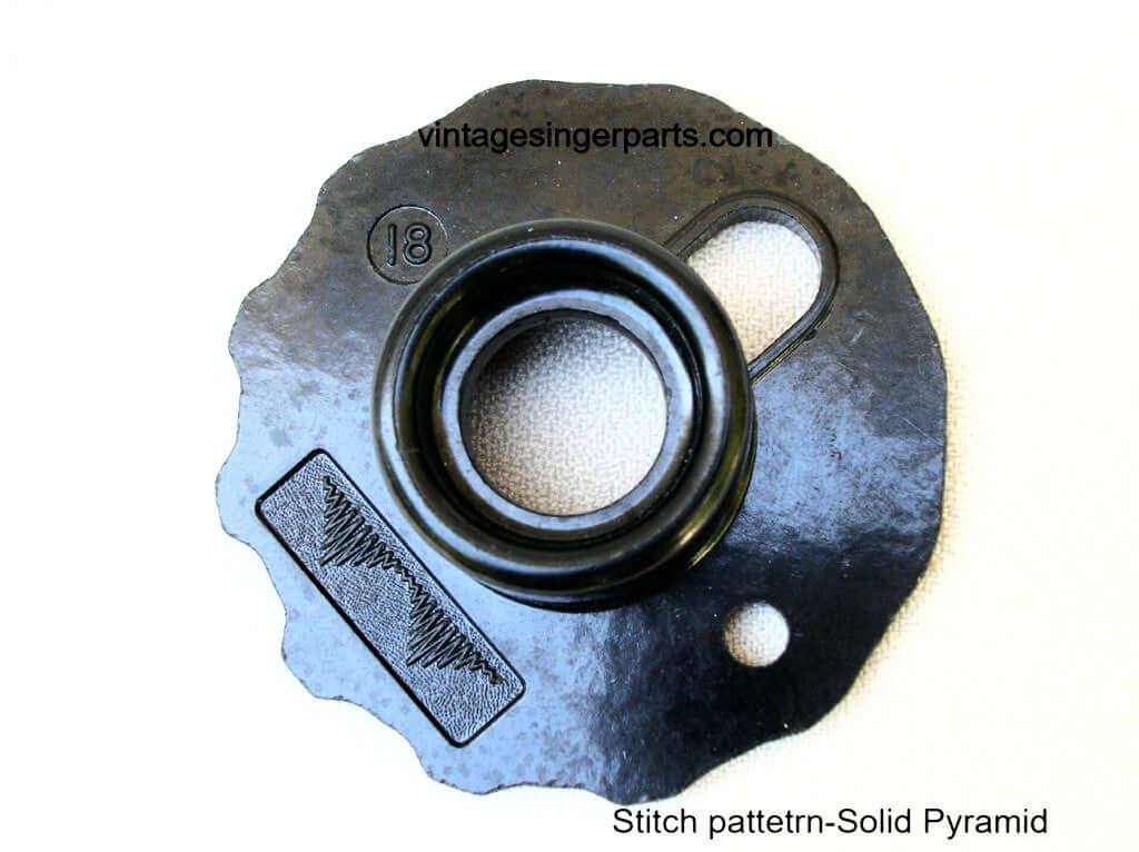 Original Singer Top Hat Cam # 18 Solid Pyramid 174538 Fits Models 401, 403, 411, 431, 500, 503, 600 series