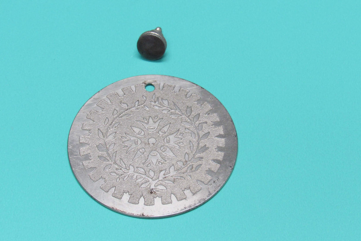 Original Rear Cover Plate - Singer Model 66-1 Lotus - Central Michigan Sewing Supplies