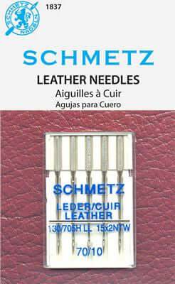 Schmetz Leather Needles Fits Singer Models 15, 27, 28, 66, 99, 201, 221, 301, 401, 403, 404, 500, 503
