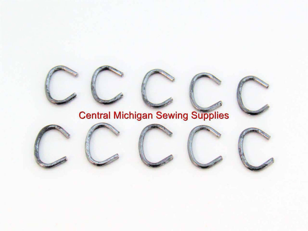 Sewing Machine Leather Belt Hooks 3/16" Lot of Ten