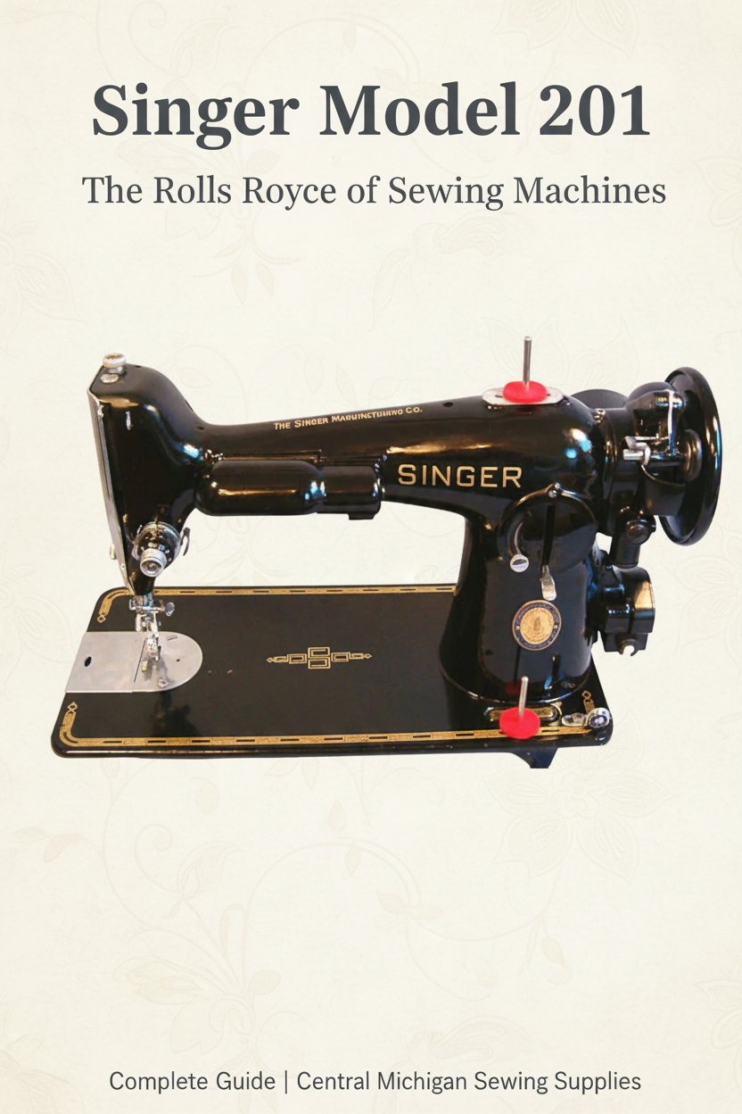 Singer Model 201 - The Rolls Royce of Straight-Stitch Sewing Machines