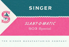 Singer Model 503A Sewing Machine Parts: Original and Replacement