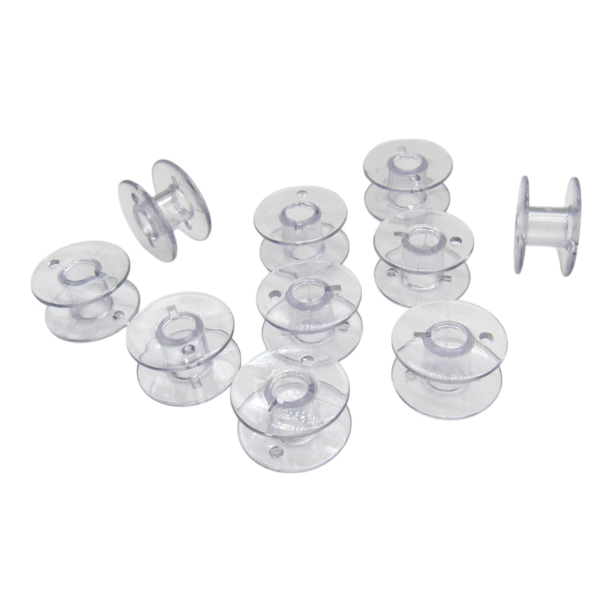 (10) Plastic Bobbins for Top Loading - Part # 141000526 - Central Michigan Sewing Supplies