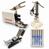 Singer Slant Needle Quilting Kit – Walking Foot, Darning Foot, 1/4" Foot & Needles - Central Michigan Sewing Supplies