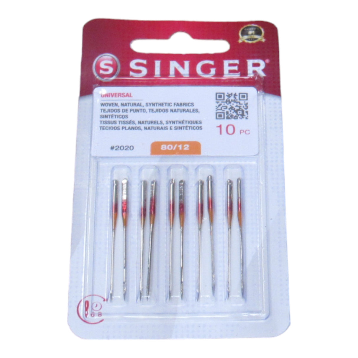 Sewing Machine Needles - Singer Brand Red #2020 - Sharp Point 10 pack - Central Michigan Sewing Supplies