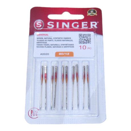 Sewing Machine Needles - Singer Brand Red #2020 - Sharp Point 10 pack - Central Michigan Sewing Supplies