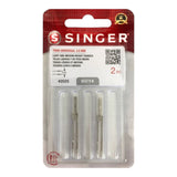 Sewing Machine Twin Needles - Singer Brand 3 mm Wide - Size 12 or 14 - Central Michigan Sewing Supplies