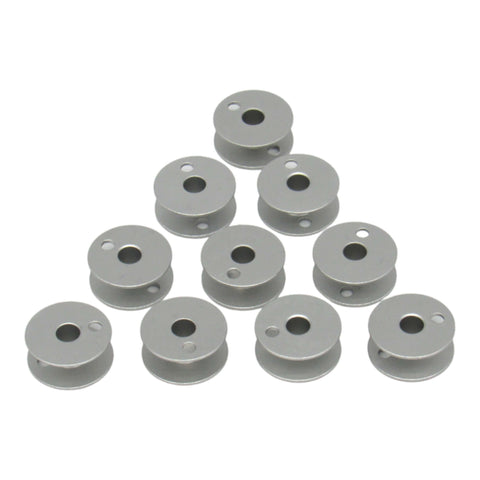 (10) Aluminum One Piece Bobbins - Singer Part # 244750 - Central Michigan Sewing Supplies