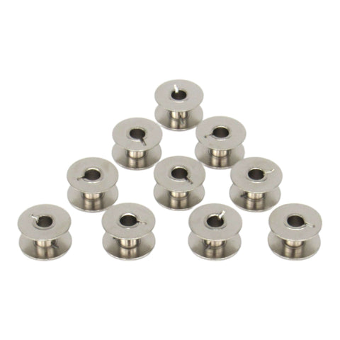 (10) New Metal Bobbins Part # 2996 - Fits Singer Model 15, 15-30, 15-86, 15-87, 15-88, 15-89, 15-90, 15-91, 15-125 - Central Michigan Sewing Supplies