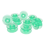 10 Plastic Green Economy Bobbins- Viking Part # 4123078-G - Central Michigan Sewing Supplies