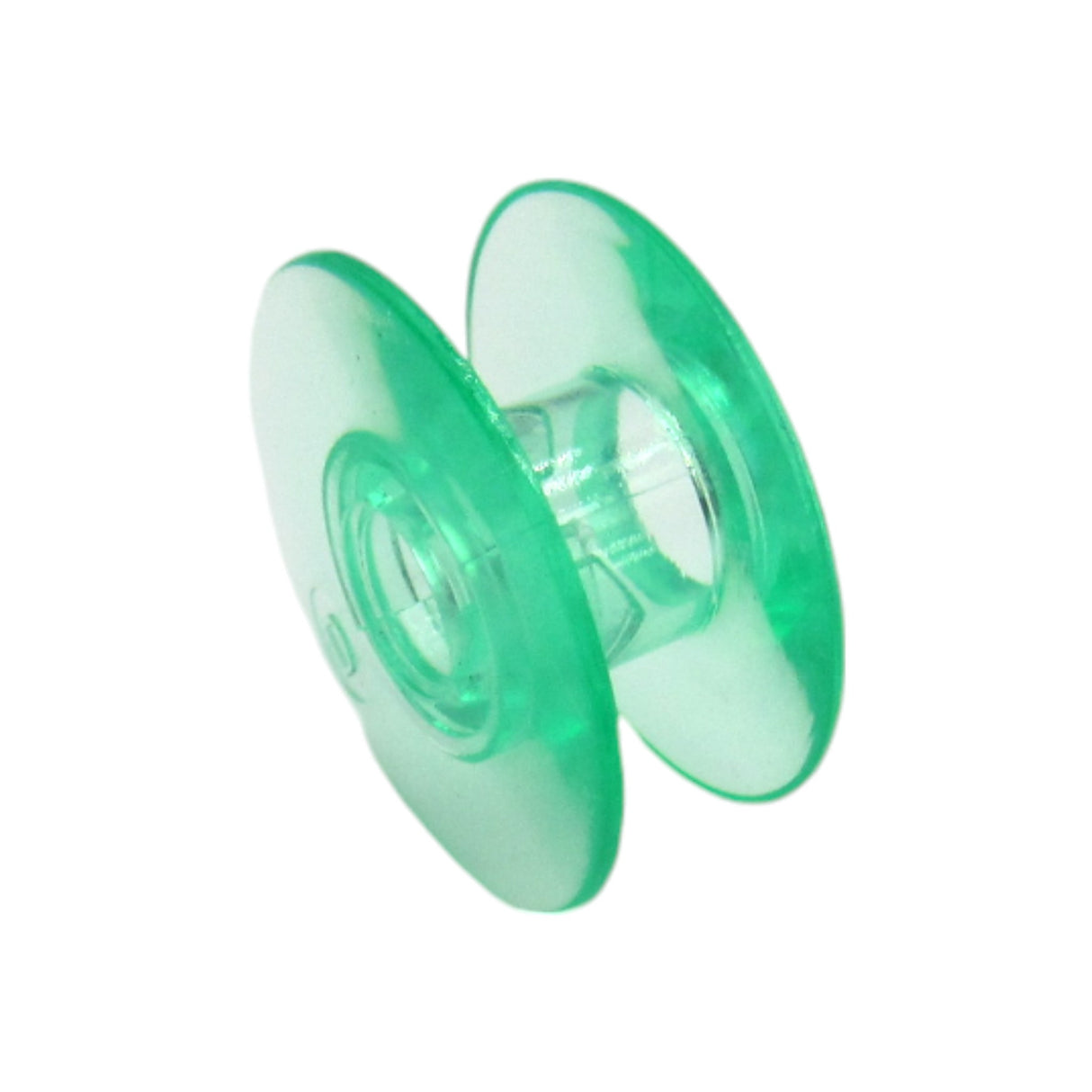 10 Plastic Green Economy Bobbins- Viking Part # 4123078-G - Central Michigan Sewing Supplies