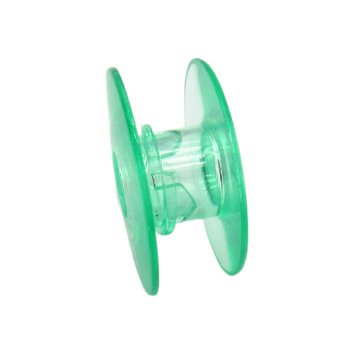 10 Plastic Green Economy Bobbins- Viking Part # 4123078-G - Central Michigan Sewing Supplies