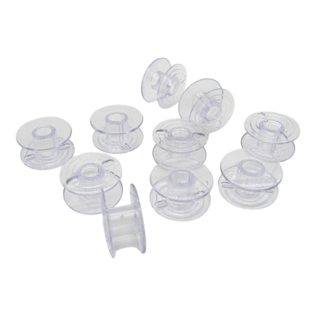 (10) Plastic Bobbins - Elna Part # 493555 - Central Michigan Sewing Supplies