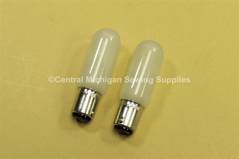Light Bulbs Push in Type 15 Watt 120 Volt - Elna Part # 444100 - Central Michigan Sewing Supplies