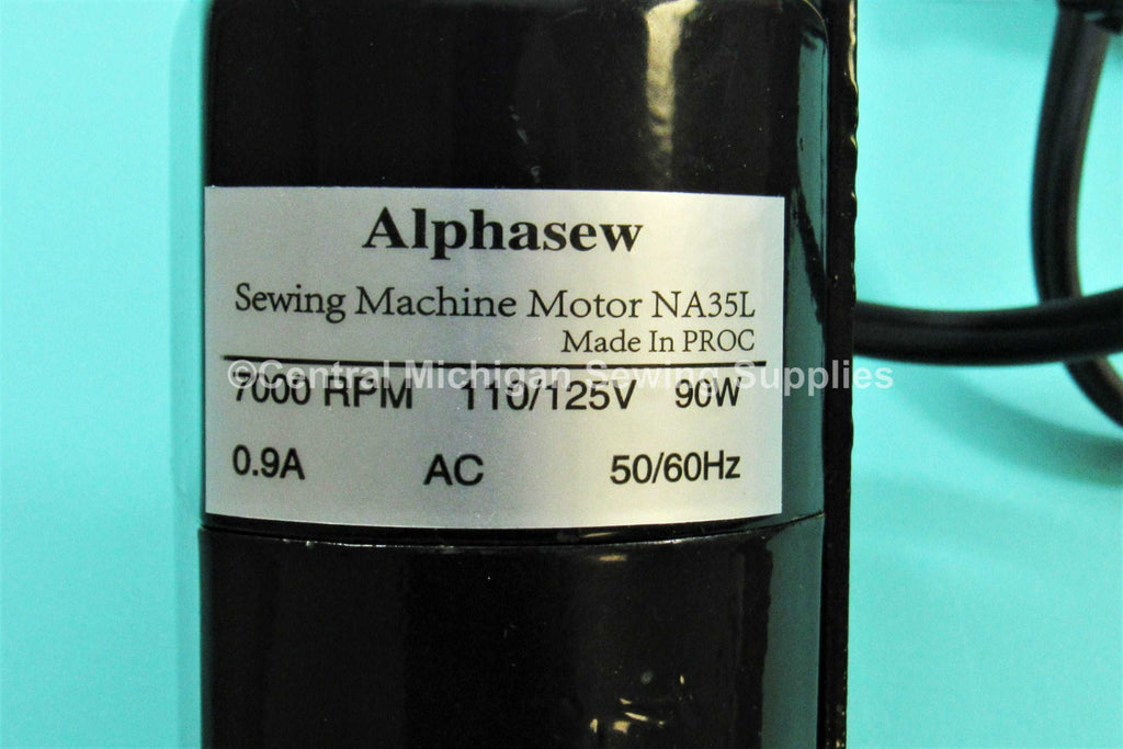 Alphasew Sewing Machine Motor 7000 Rpm L-BRACKET .9 Amp