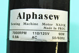 Alphasew Sewing Machine Motor 7000 Rpm K-BRACKET .9 Amp - Central Michigan Sewing Supplies