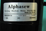 Alphasew Sewing Machine Motor 9000 RPM K-Bracket 1.5 AMP