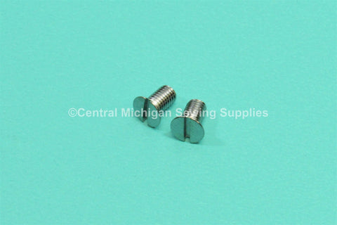 Needle Plate Screws Fits Singer Models 15, 66, 99, 185, 285, 201, 221, 301 - Central Michigan Sewing Supplies