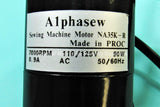 Alphasew Sewing Machine Motor Clockwise Rotation 7000 Rpm .9 Amp K-Bracket