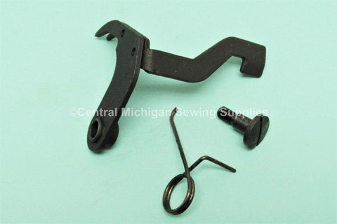 Necchi Sewing Machine SuperNova Julia Needle Plate Release Lever & Spring - Central Michigan Sewing Supplies
