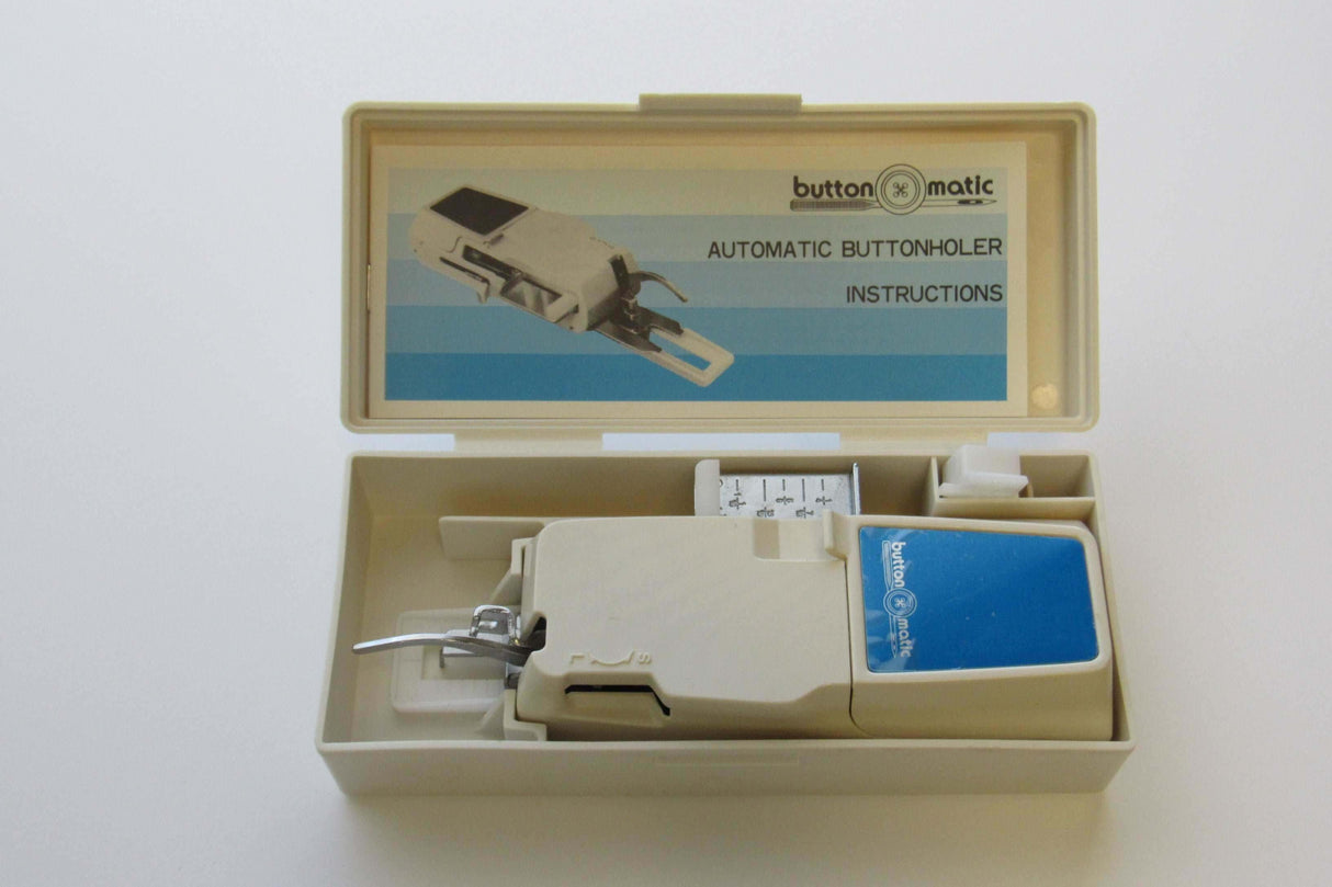 Button-Matic Buttonholer - Slant Needle - New Old Stock - Central Michigan Sewing Supplies