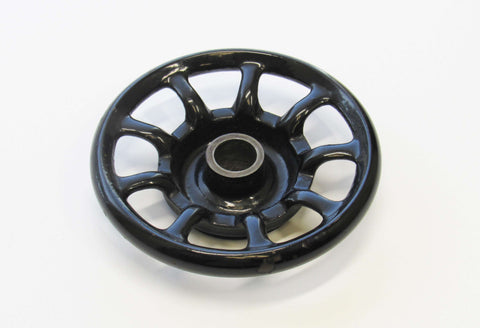 Original 9 Spoke Hand Wheel - Black - Fits Singer Models 15, 66, 99, 28 - Central Michigan Sewing Supplies