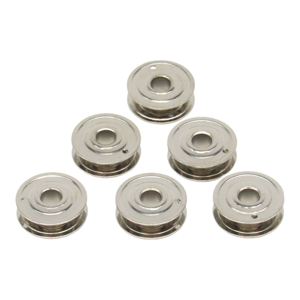 (6) Metal Rotary Bobbins Fits Kenmore 117 Series, White and Domestic - Part # 744 - Central Michigan Sewing Supplies