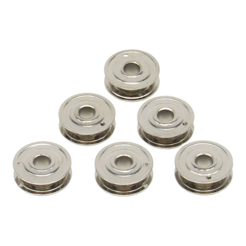 (6) Metal Rotary Bobbins Fits Kenmore 117 Series, White and Domestic - Part # 744