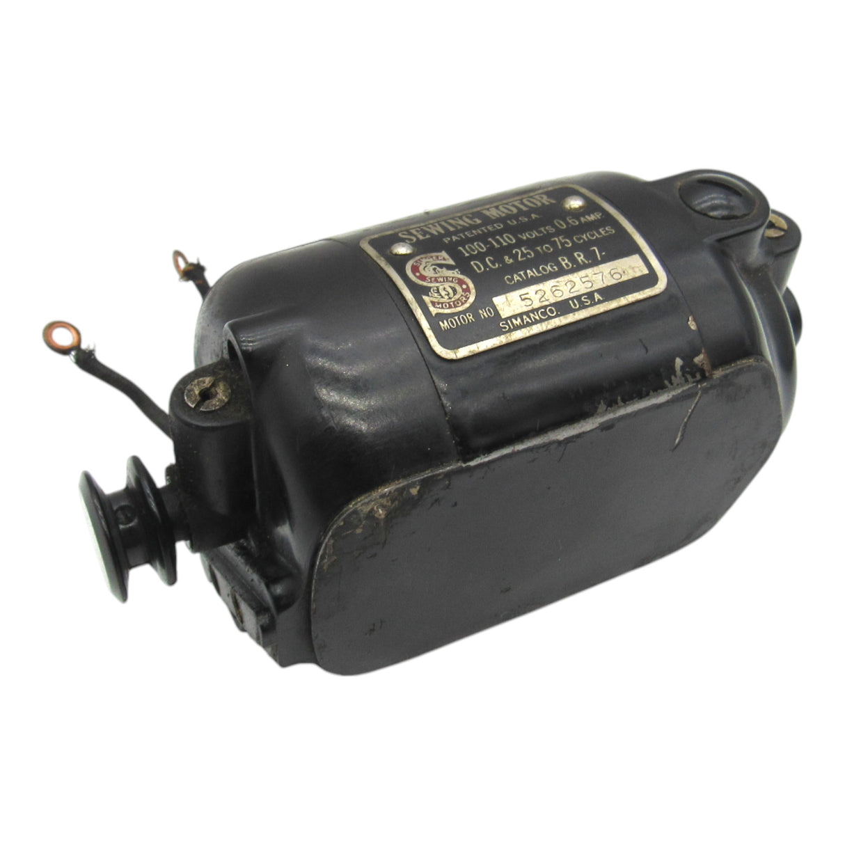 Vintage Original Singer Motor B.R. 7 - Central Michigan Sewing Supplies