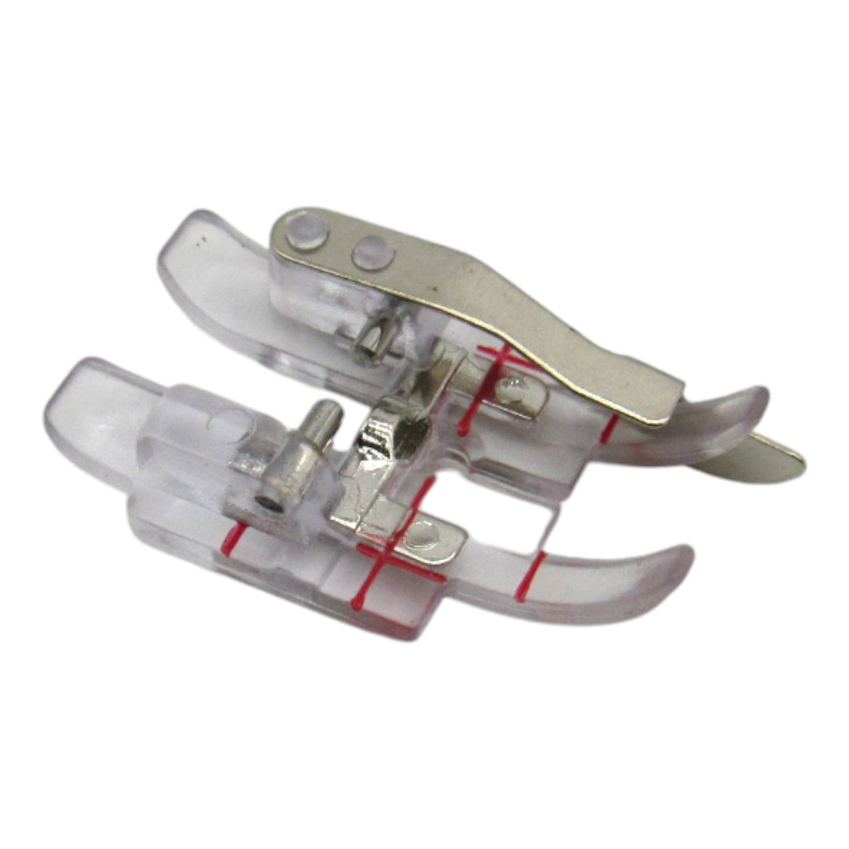 1/4-inch Plastic Foot with Metal Guide Snap On - Pfaff Part # 820881096 - Central Michigan Sewing Supplies