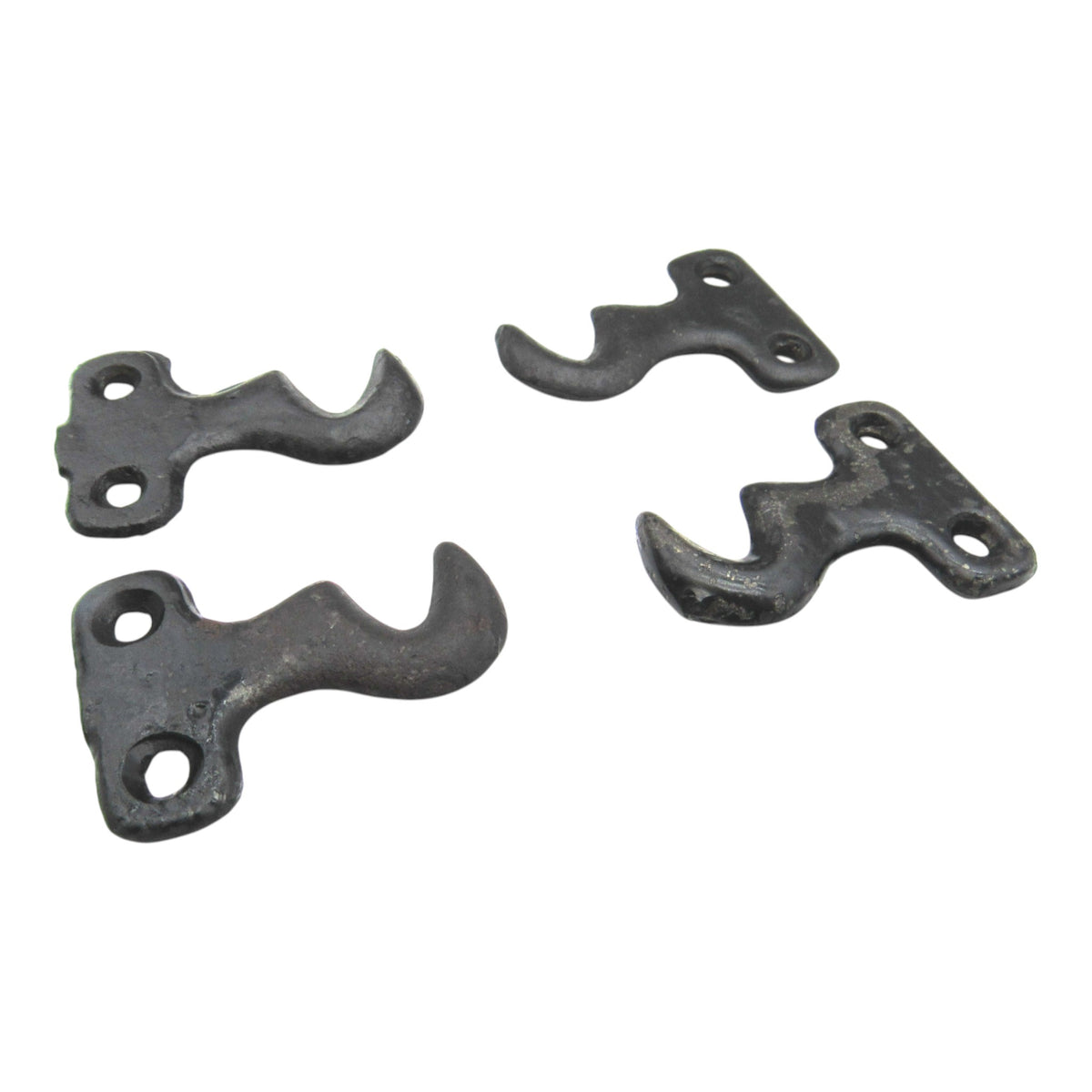 Singer Treadle Cabinet Drawer Frame Hooks | Vintage Cast Iron Set