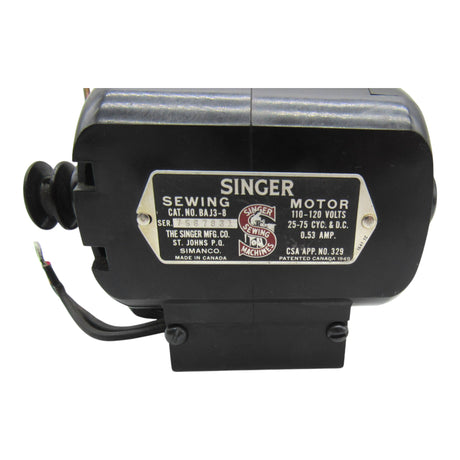 Vintage Original Singer Motor BAJ3-8 - Central Michigan Sewing Supplies