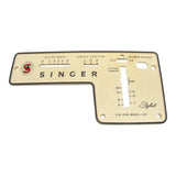 Vintage Original Face Plate - Fits Singer Model 457