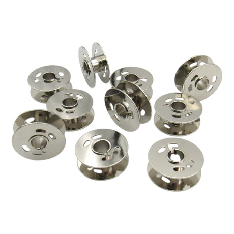 (10) Metal Bobbins -Singer Part # 283395 - Central Michigan Sewing Supplies