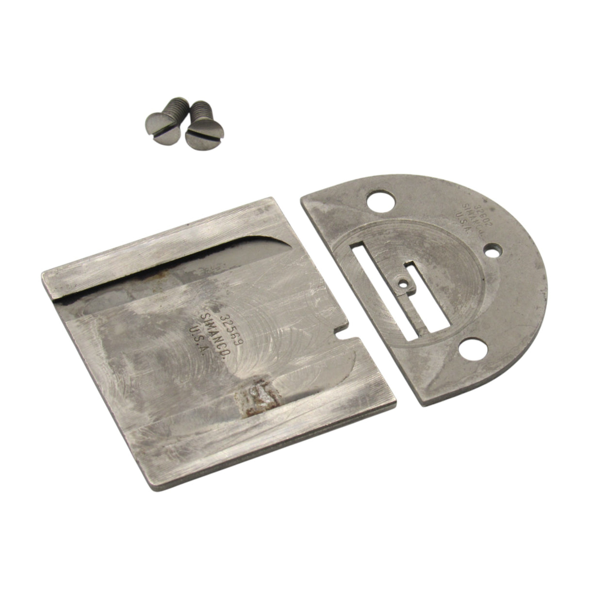 Original Bobbin Cover & Needle Plate Set - Fits Singer Model 66, 99