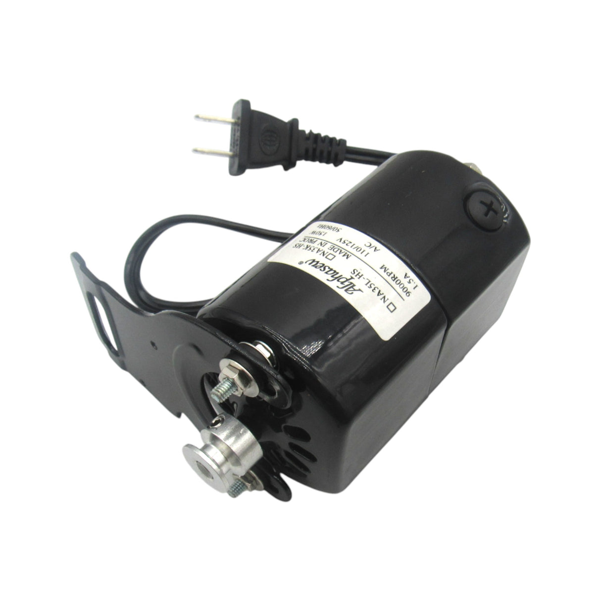 Alphasew Sewing Machine Motor 9000 RPM K-Bracket 1.5 AMP #NA35K-HS - Central Michigan Sewing Supplies