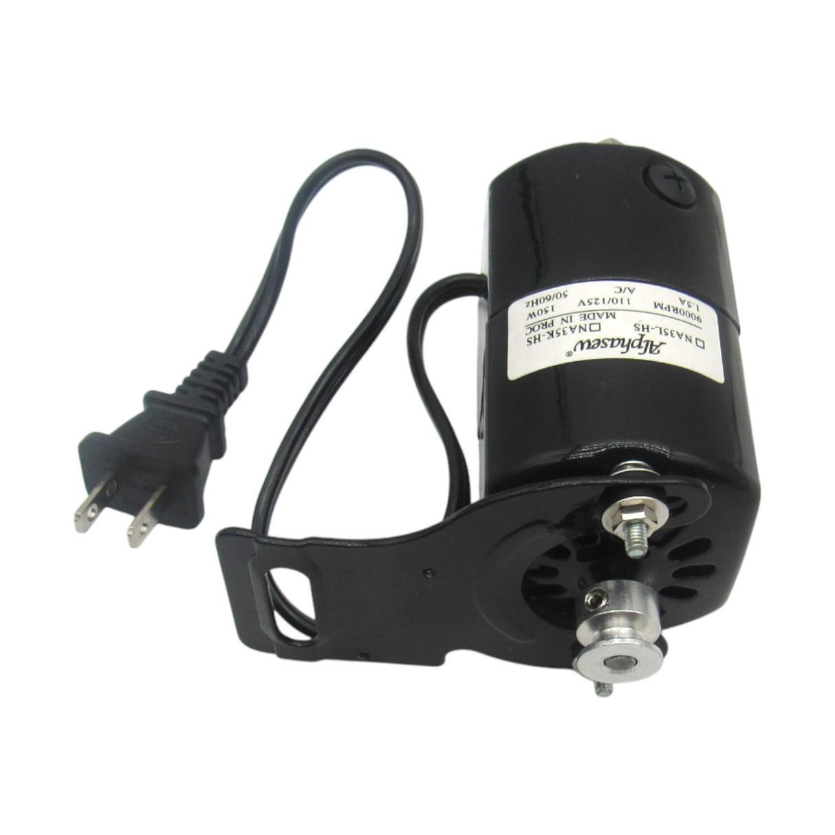 Alphasew Sewing Machine Motor 9000 RPM K-Bracket 1.5 AMP #NA35K-HS - Central Michigan Sewing Supplies